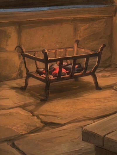 The south-window fire-cradle